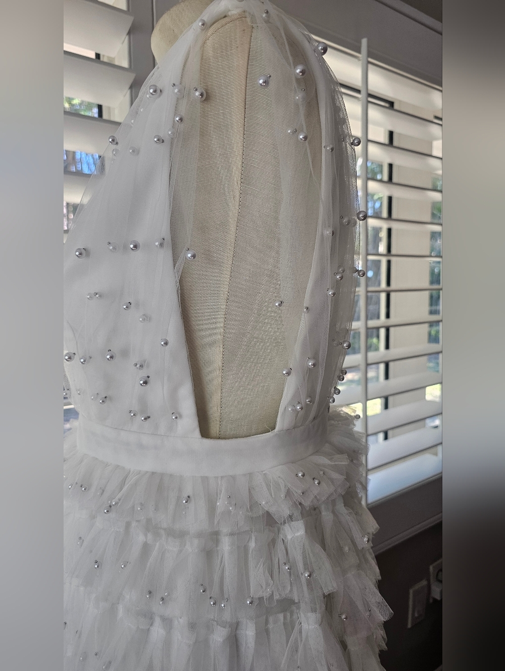 Blithe La Maxi Dress White L - Picture 4 of 10